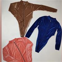 بادی مخمل زیپی