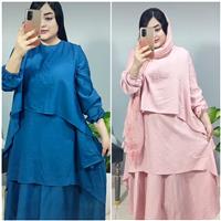 مانتو بلند سه تیکه